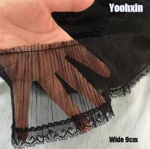 9CM Wide Luxury Organza Pleated Chiffon Lace Fabric Ribbon Collar Trim Edge DIY Dress Crafts Sewing For Garment Applique Guipure 2024 - buy cheap