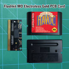 Alto mar de destruição-flashkit md electroless ouro pcb cartão 16 bit md cartucho de jogos para megadrive genesis console 2024 - compre barato