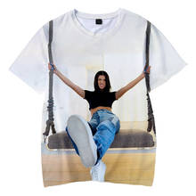 Креативная футболка с коротким рукавом The Hype House, футболка Charli Damelio, Мужская/Женская футболка Addison Rae, 3D футболки для мальчиков и девочек, топы 2024 - купить недорого