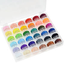 36 Grid Transparent Bobbin Storage Box Colorful Bobbin Thread Sewing Machine Supplies Home Sewing Accessories Sewing Tools 2024 - buy cheap