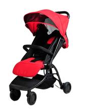 Carrinho de bebê luz dobrável guarda-chuva portátil carrinho de bebê quatro rodas pode sentar reclinável 2024 - compre barato