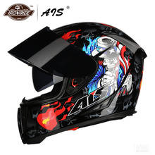 Capacete da motocicleta rosto aberto capacetes de moto dupla viseira corrida motocross capacete casco modular moto capacete 2024 - compre barato