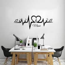 NEW music Waterproof Wall Stickers Home Decor For Kids Rooms Nursery Room Decor For Kids Rooms Home Decor 2024 - buy cheap