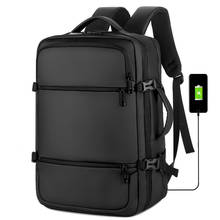 Mochila masculina com carregamento usb, bolsa escolar para notebook 2024 - compre barato