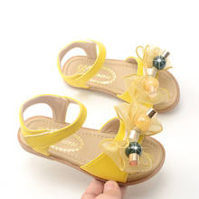 Meninas sandálias 2021 verão nova moda das crianças fundo macio sapatos de princesa menina sapatos de bebê cor doces crianças sandales 2024 - compre barato