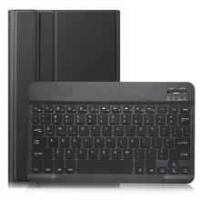 Capa para tablet com teclado + presente, galaxy tab a 8.0 2019 s-pen wireless com bluetooth 2024 - compre barato