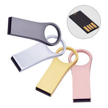 Best Gifts Usb Flash Drive Metal Rose Gold Memory Stick 4GB 8GB 16GB 32GB Pen Drive 2.0 Pendrive 64GB Cle U Key Personalise Logo 2024 - buy cheap