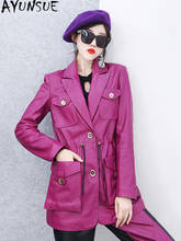 AYUNSUE Fashion Genuine Leather Jacket Women 100% Sheepskin Coat Female Korean Style Clothes Spring Autumn 2020 Femme Veste LW49 2024 - buy cheap