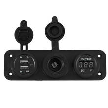 Mayitr-cargador de coche con adaptador USB Dual, de 12V encendedor de cigarrillos, adaptador de corriente de 12V, interruptor de salida para coche, barco, camión, Rv, ATV 2024 - compra barato