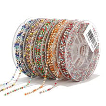 Цепочка Из Нержавеющей Стали, 8 м, разноцветная, для ожерелья, браслета 2024 - купить недорого