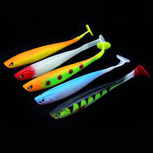 1PCS Rainbow Soft Bait 12cm/10g Artificial Soft Lures Baits Fishing Lure leurre shad Plastic PVC Bait T Tail Wobblers 2024 - buy cheap