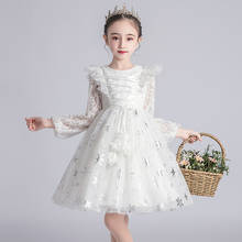 Baby Girls Party Wedding Dresses festival Christmas Children Bow Princess dress for Girl Kids Clothing 3 4 5 6 8 9 10 11 12Years 2024 - buy cheap