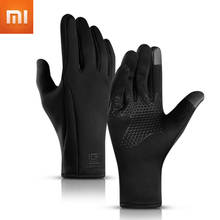 Xiaomi-guantes deportivos impermeables para hombre y mujer, manoplas cálidas de terciopelo para esquí, montañismo, pantalla táctil, invierno, 2020 2024 - compra barato