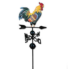 3D Weather Cock With Rooster Design Universal Metal Bracket Traditional Rooster Weathervanes Garden Decor Wind Weathervane 2024 - buy cheap