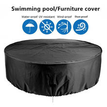 1pc Round Outdoor Swimming Pool Cover Rainproof Dust Case Garden Outdoor Paddling UV-resistant Waterproof Dustproof Cover 2024 - buy cheap