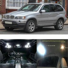 Luces interiores de coche LED para Bmw x5 e53, lámpara de lectura para puerta, cúpula, mapa, sin error, 18 Uds. 2024 - compra barato