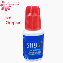 Free Shipping 1 bottle 1-2s dry time  Most Powerful Fastest Korea Sky Glue S+ for Eyelash Extensions MSDS Adhesive,5ml Red Cap 2024 - buy cheap