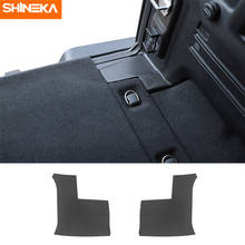 SHINEKA Car Stickers For Jeep Wrangler JL Carbon Fiber Car Rear Tail Trunk Decoration Cover Stickers For Jeep Wrangler JL 2018+ 2024 - buy cheap