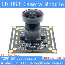 HD Fisheye Wide Angle Webcam1280*800P 120FPS MJPEG Global Shutter Monochrome OTG UVC USB Camera Module for Android Linux Windows 2024 - buy cheap