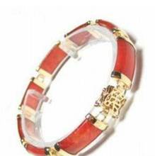 Free shipping  China gem bracelet <<New Beautiful red gem gem bracelet jade 2024 - buy cheap