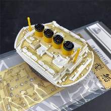 Набор для сборки модели корабля DIY для мини-MOE-001 Titanic Royal Cruise Q Edition, набор моделей с деревянной палубой/withou 2024 - купить недорого