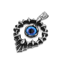 Claws Hollow Blue Eye Pendant Stainless Steel Jewelry Norse Viking Egyptian Charm Evil Eye Biker Men Pendant SWP0545 2024 - buy cheap