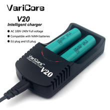 VariCore V20 18650 battery charger 18650 26650 18500 16340 14500 18350 lithium battery 1.2 V AA / AAA NiMH batteries 2024 - buy cheap