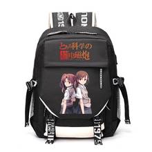 Anime A Certain Scientific Railgun Misaka Mikoto Shirai Kuroko Outdoor Travel Rucksack Casual Schoolbag Student Backpacks 2024 - buy cheap