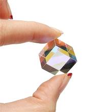 Prisma cuadrado de vidrio óptico, 5mm, Cubo de ciencia cúbica, fotografía de Prisma óptico Con Prisma hexagonal, decoración del hogar 2024 - compra barato