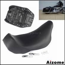 Седло мотоциклетное для Harley Touring Street Glide Road King Electra Glide Road Glide Retro Front Driver Solo Seat 2008-2020 2024 - купить недорого