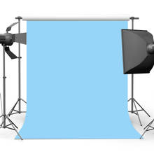 Mehofoto-Fondo de fotografía de Color azul sólido puro para niños, fotomatón para estudio de telón de fondo, duradero 2024 - compra barato