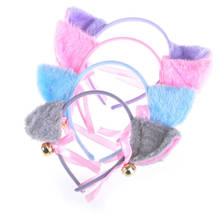 Cute Hair Band Hair Hoop Rabbit Ears Headwear Women Hair Accessories Cat Ear Headband Women Cotton Wool Trendy Headband 2024 - buy cheap