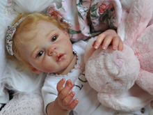 NPK 18inches Santina reborn doll kit popular prototypes lifelike real soft touch fresh color 2024 - buy cheap