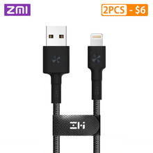 ZMI MFI Certified for iPhone Lightning USB Cable Type-C Cable Charger Data Cord for iPhone X 8 7 6 Plus Charging Cords F1 2024 - buy cheap