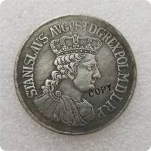 Польша: 2 zlote (60 брутто) 1767-памятные монеты Станислаус AVGST-копия монет, копия монеты 2024 - купить недорого
