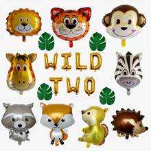 Baby Shower Animal Ballons Birthday Jungle Party Safari Party Jungle Theme Party Baloon Wedding Party Decor Kid Birthday Balloon 2024 - buy cheap