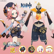 ¡Anime! Genshin-traje de juego de impacto para mujer, uniforme Lolita encantador, traje de fiesta de Halloween, 2020 2024 - compra barato
