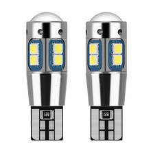 2pcs CANbus Led  T10 3030 10smd Decoding Width Indicator Wide Voltage High Brightness CANbus Lamp License Plate Lamp white 2024 - buy cheap