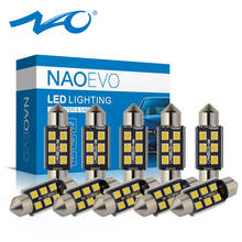 NAO 10x C5W LED Festoon 28mm 31mm 36mm 39mm 41mm 44mm C10W Auto Bulb Car Interior Light 3030 Reading Dome Lamp 6000K Lighting 2024 - buy cheap