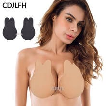 Sexy Bralettes Women Magic Beauty Instant Lift Up Invisible Push Up Bra Tape Strapless Adhesive Breast Fashion Kawaii Rabbit Bra 2024 - compre barato