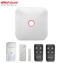 Wolf-Guard Wireless Smart 2.4G Wifi Home Security Alarm Burglar System Door Sensor PIR Motion Detector App Control 433MHZ 2024 - buy cheap
