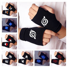 Naruto Half Finger Gloves Anime One Piece Attack On Titan Fairy Tail Sailor Moon Tokyo Ghoul Cosplay Cotton Fingerless Gloves 2024 - buy cheap