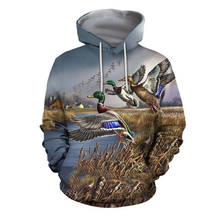 PLstar Cosmos 2020 Hot Fashion Men 3D Hoodie Print Hunting Duck Hooded Sweatshirts Unisex Casual streetwear Hoody dropping-2 2024 - buy cheap