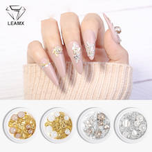 LEAMX Ins Baroque Style Nail Art Metal Jewelry Rivet Pearl Mixed Set Manicure Tools 3D DIY Nail Art Decoration UV Gel Decor L542 2024 - buy cheap