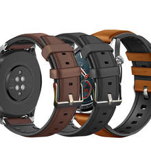 Ремешок силиконовый для часов Realme, спортивный браслет из натуральной кожи для наручных часов, деловой браслет 2024 - купить недорого