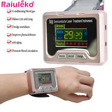 650nm Laser Therapy Wrist Diode LLLT For Diabetes Hypertension Treatment Watch Cholesterol Hypertension Cerebral Thrombosis 2024 - buy cheap