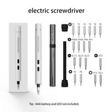 Electric Screwdriver Portable Cordless Magnetic Screw Driver Precision Hand Screwdriver Bit Set For Laptop PC Cellphone Drills 2024 - buy cheap