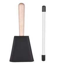 Professional Metal Cowbell with Wooden Handle Mallet High Quality Hand Bell Percussion Instrument 2024 - buy cheap