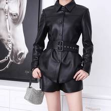 Women Coats Natural Genuine Leather Lamb  2021 Fashion Lady 100% Sheepskin Jackets High Quality H420 2024 - buy cheap