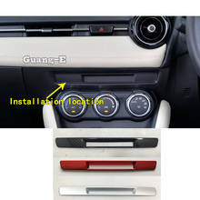 For Mazda 2 Demio 2015 2016 2017 2018 Car Styling Inner Seat Heater CD Decorative Frame Socket Charge Lighter Switch Trim 2024 - buy cheap